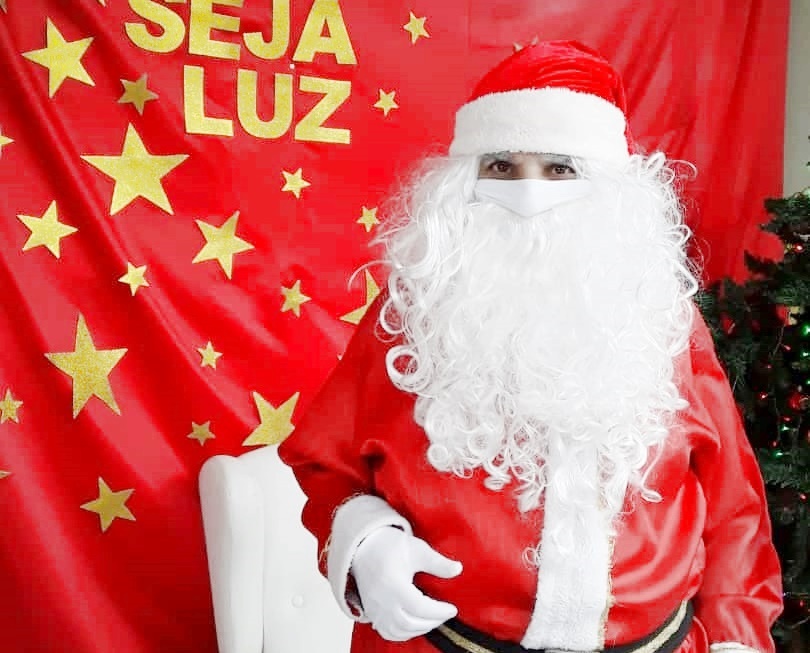 Papai Noel usa a criatividade no “Natal da Pandemia”