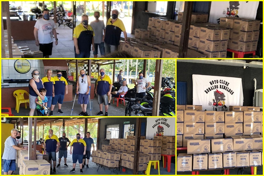 MC Robalos Rebeldes faz entrega de cestas básicas da Ação Natal Solidário