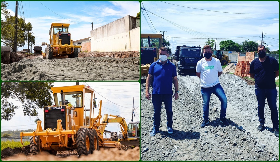 Prefeitura de Paranaguá segue realizando obras de pavimentação na Vila Garcia