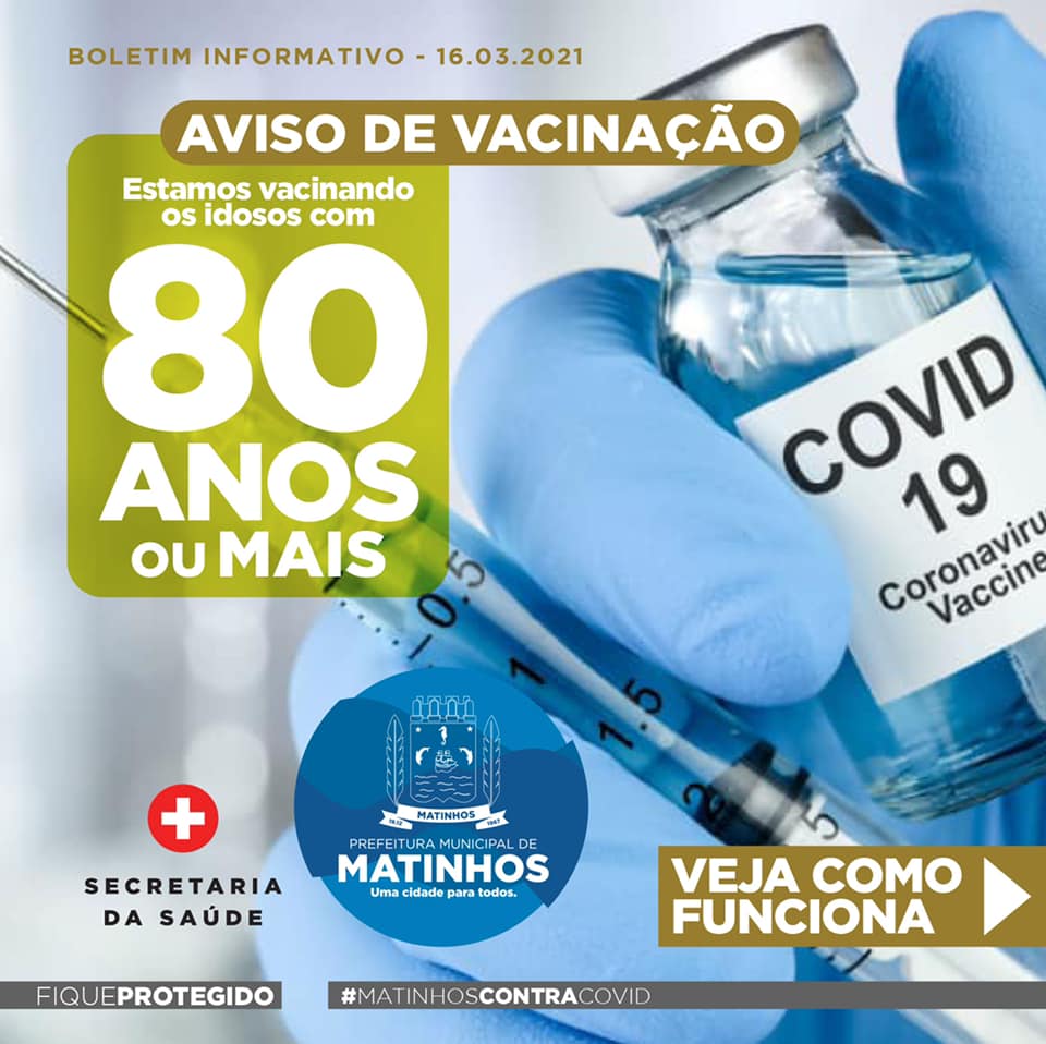 Aviso de vacinação