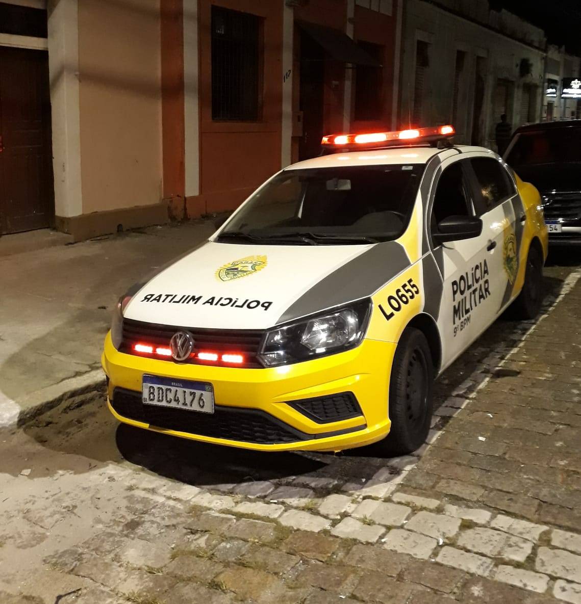 Carro que se deslocou ao local