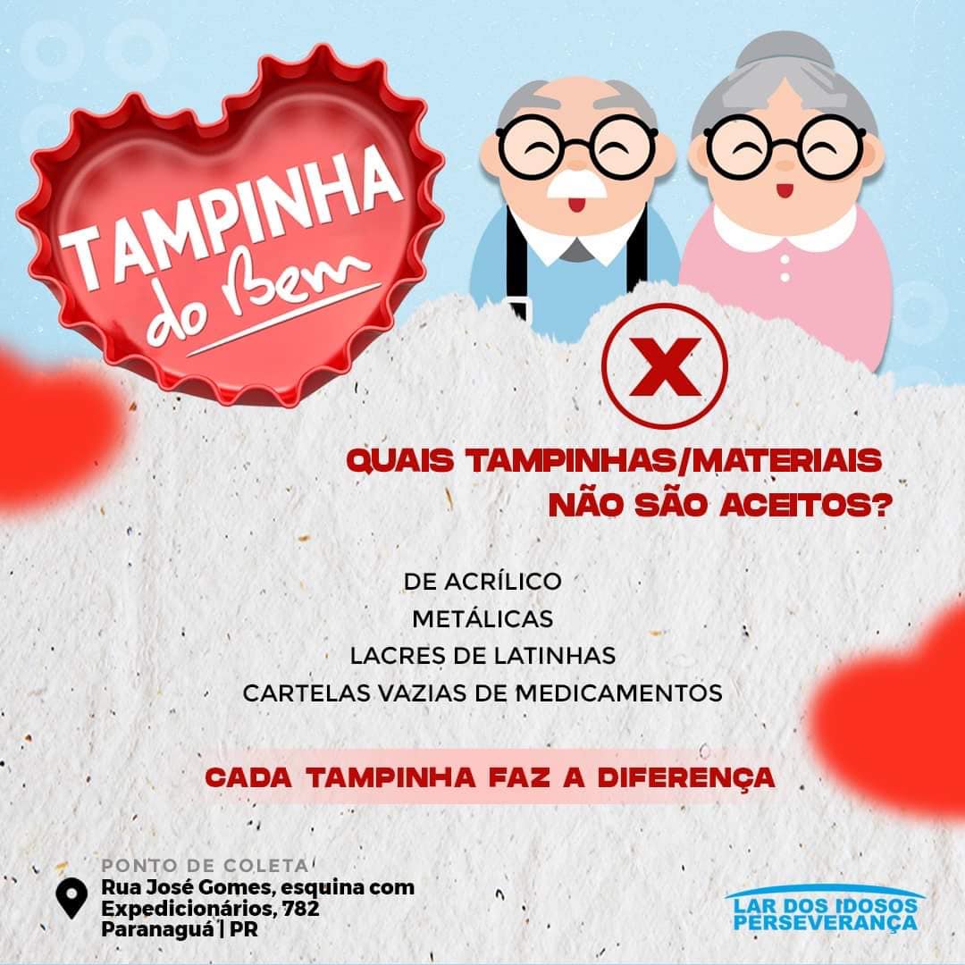 Lar dos Idosos Perseverança lança a campanha "Tampinha do Bem" 5