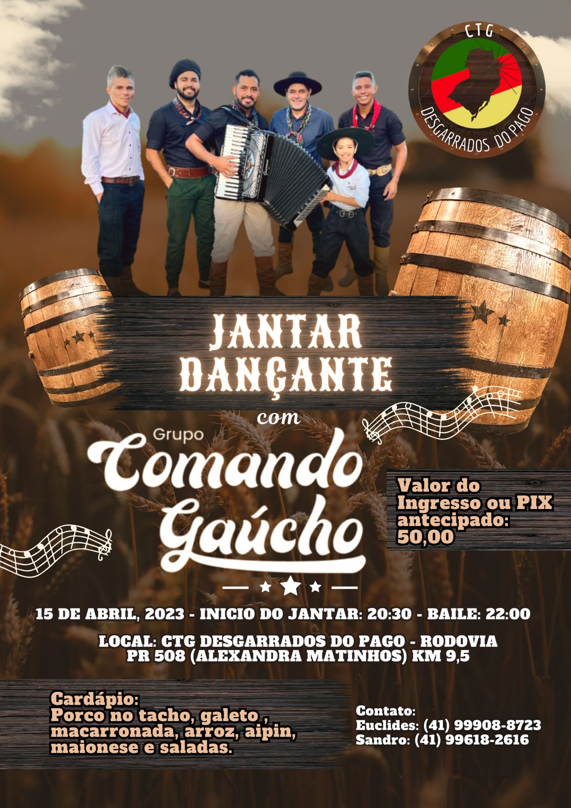 Jantar dançante no CTG Desgarrados do Pago 2 jm0t1dtw