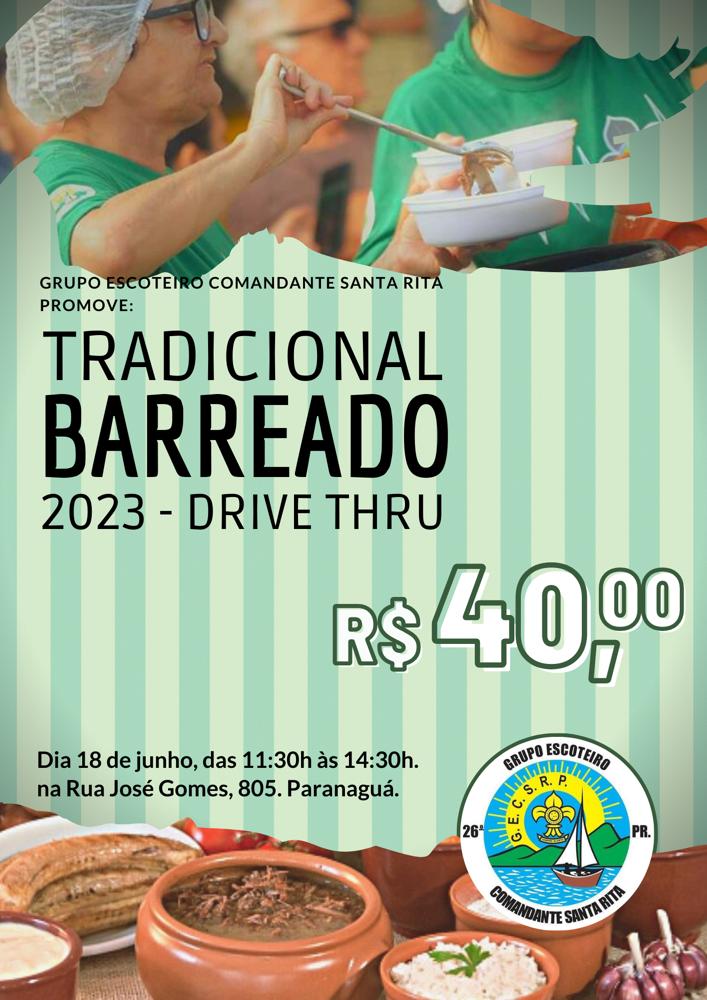 Tradicional Barreado do Grupo Escoteiro Comandante Santa Rita acontece neste domingo, 18 2