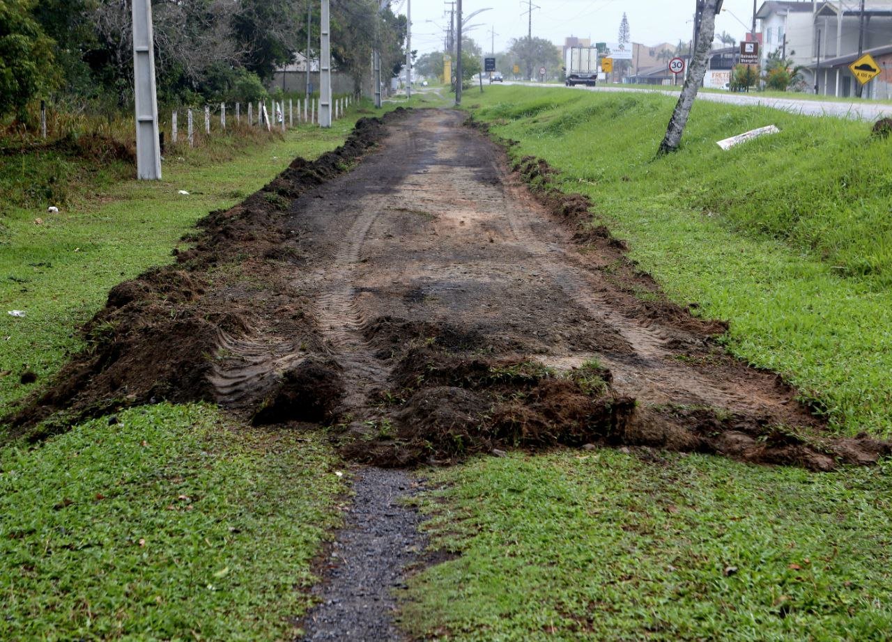 Nova ciclovia com 2,8 quilômetros começa a ser construída em Pontal do Paraná 3 sit9obe