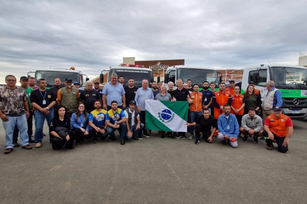 Voluntários que atuarão no Rio Grande do Sul