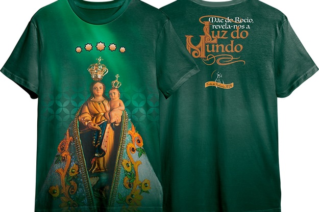 camiseta oficial da festa do rocio