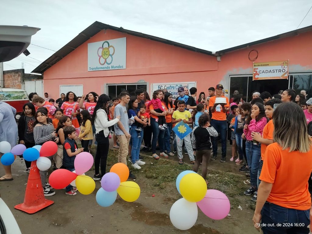 dia das criancas em paranagua com o projeto 5c2