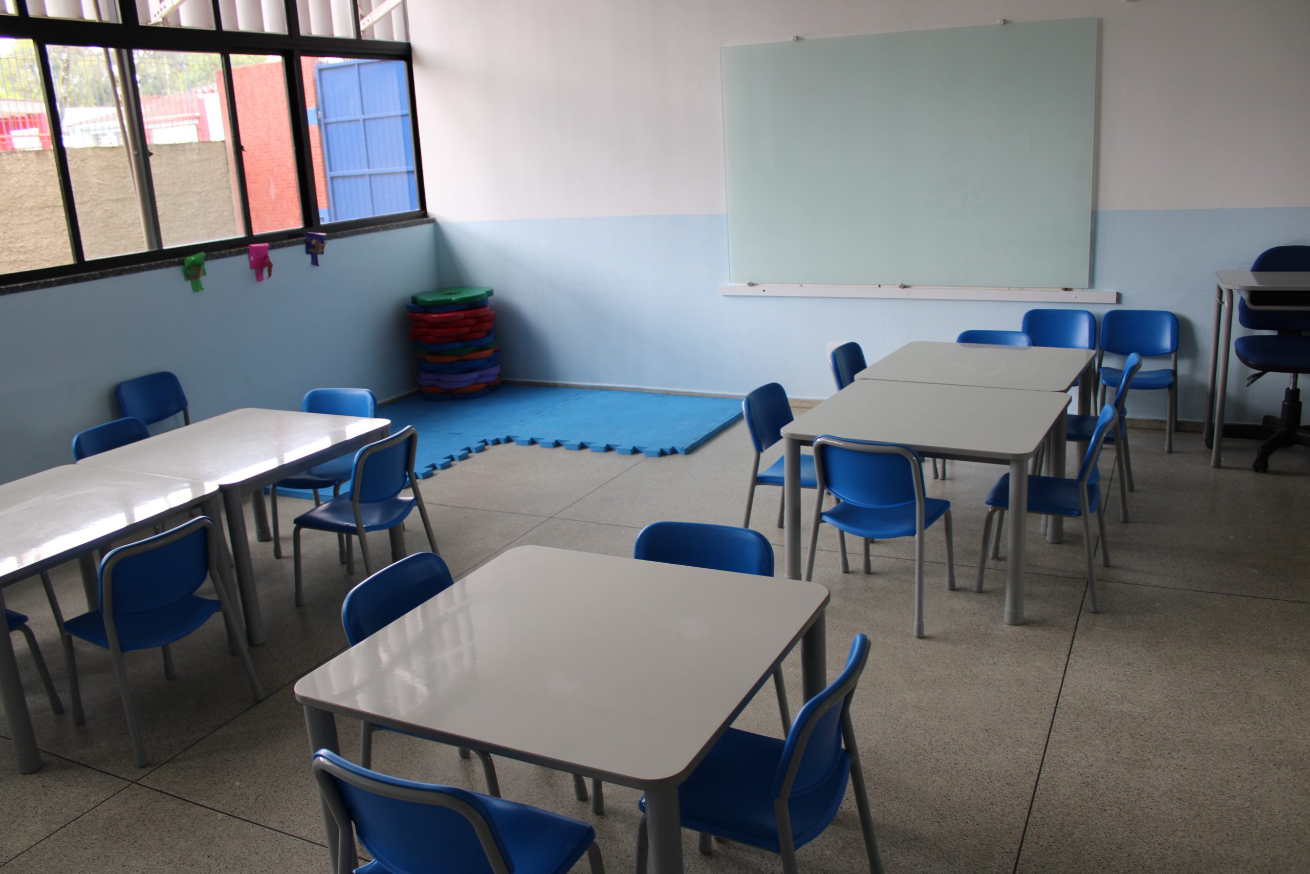 sala de aula da educação infantil em paranaguá