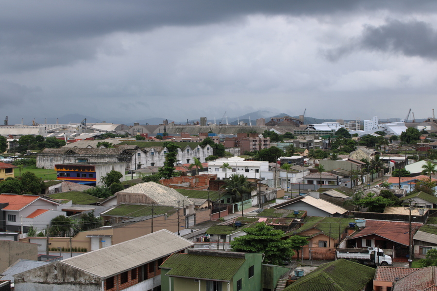 foto do ceu nublado em paranagua 1