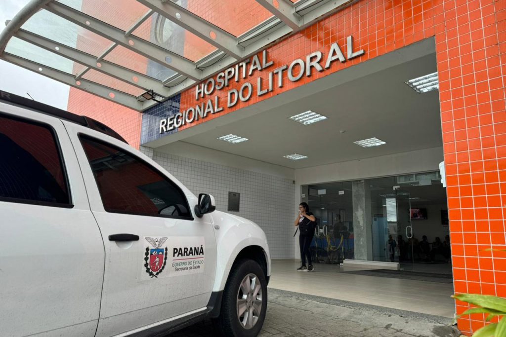 fachada do Hospital Regional do Litoral