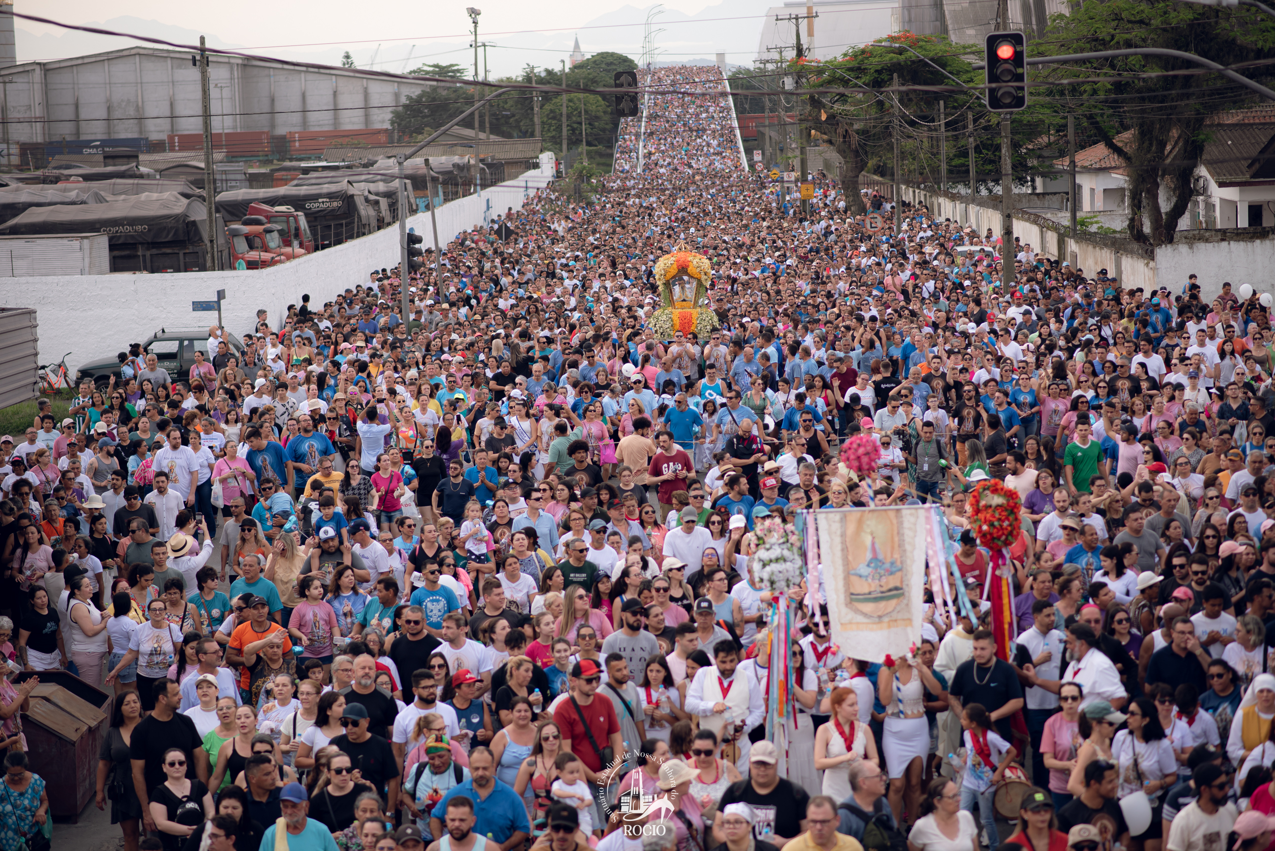 Procissão realizada na festa do ano passado