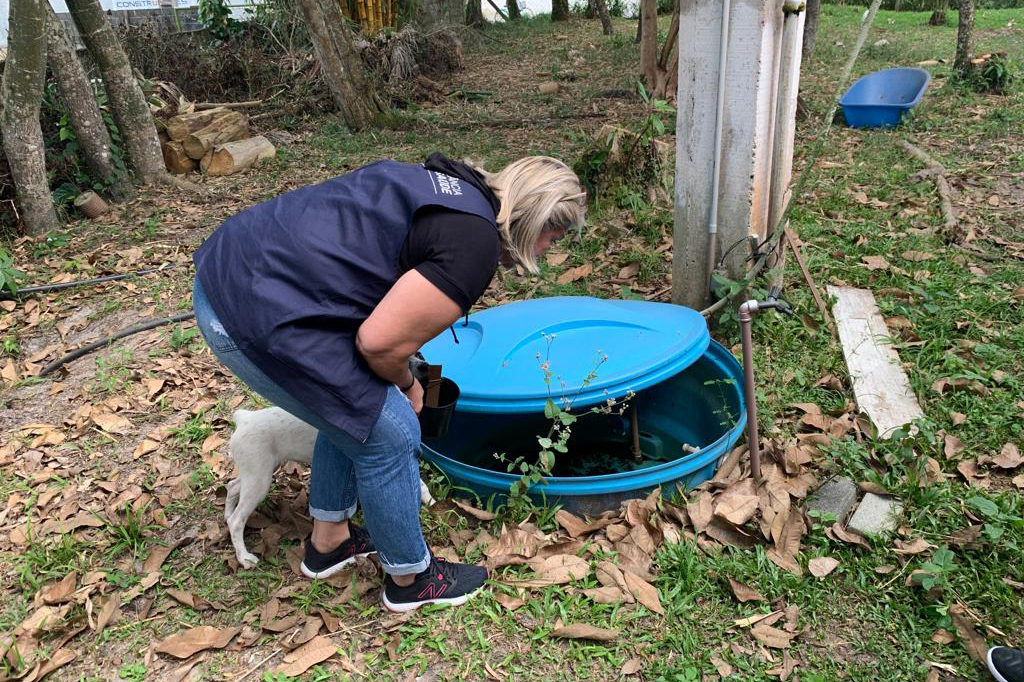 Casos de dengue no litoral do Paraná contabilizam, ao todo, 381 confirmações. (Foto: Arquivo/Sesa-PR)