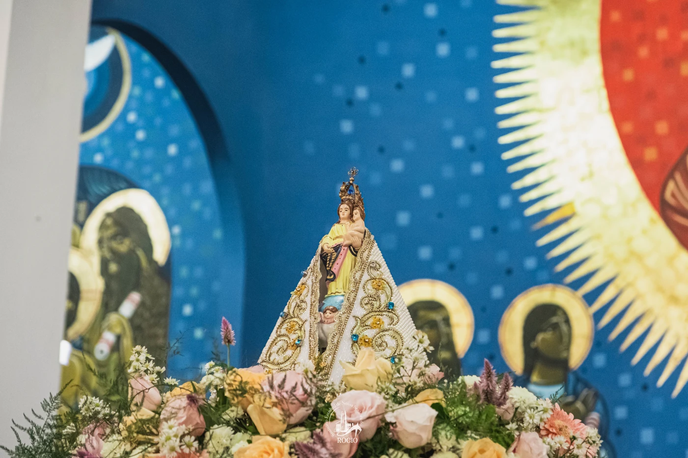 Após a missa, os romeiros sairão em procissão pela Praça da Fé, localizada em frente à igreja. / Foto: Divulgação / Santuário do Rocio