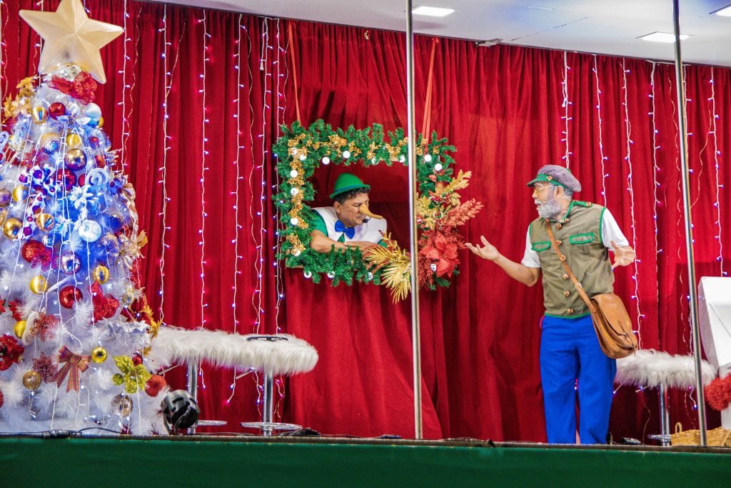 A novidade da Caravana Natal Mágico deste ano está na presença do Papai Noel, que irá junto na caravana para receber o público e tirar fotos. / Foto: Divulgação