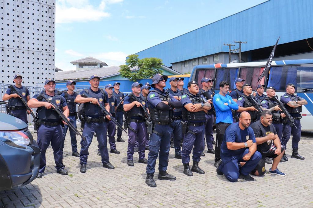 2 turma da romu em treinamento da gcm em paranagua