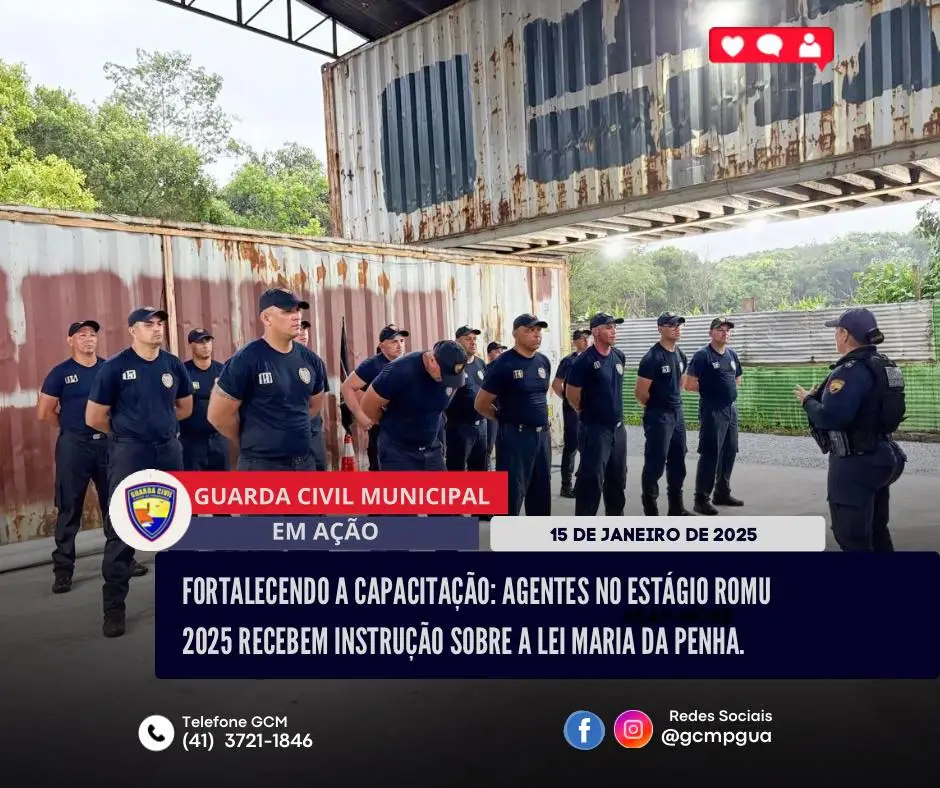 3 turma da romu em treinamento da gcm em paranagua