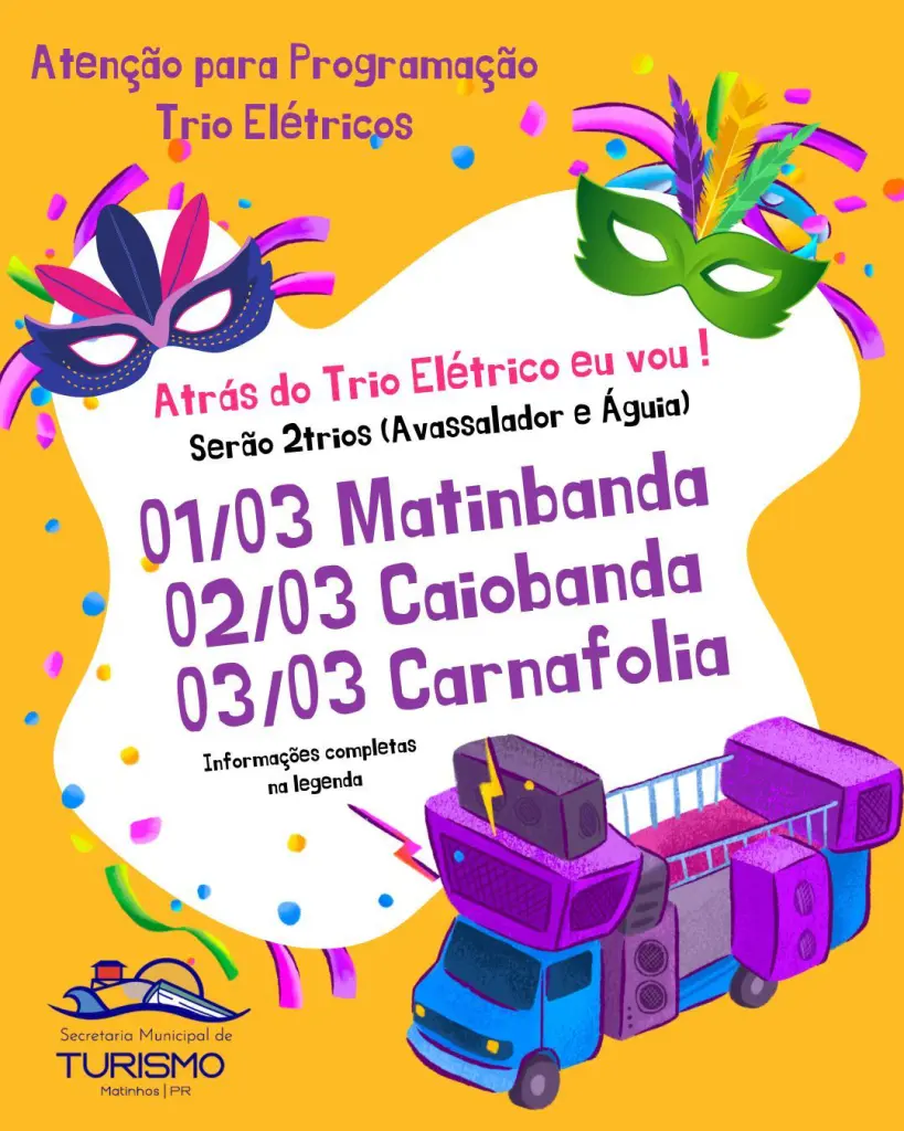 2a programacao de carnaval em matinhos