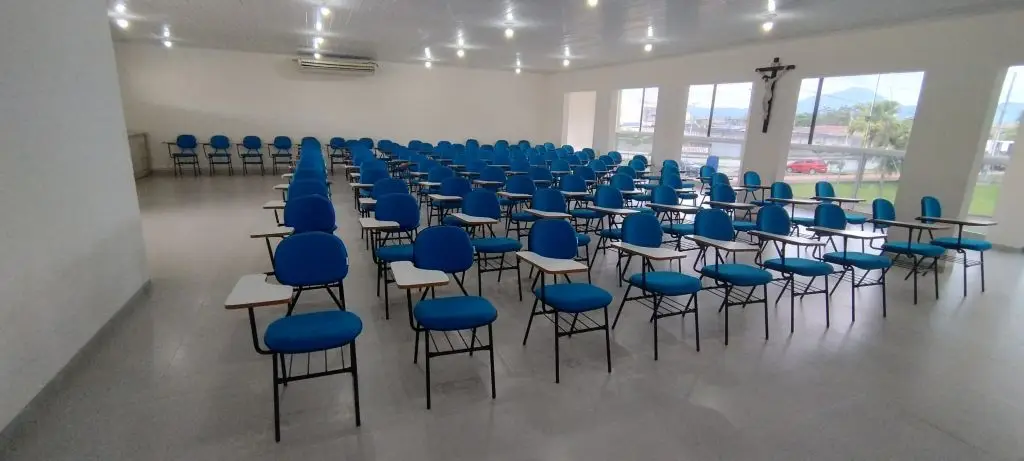 Local onde acontecem os cursos sociais do Santuário do Rocio