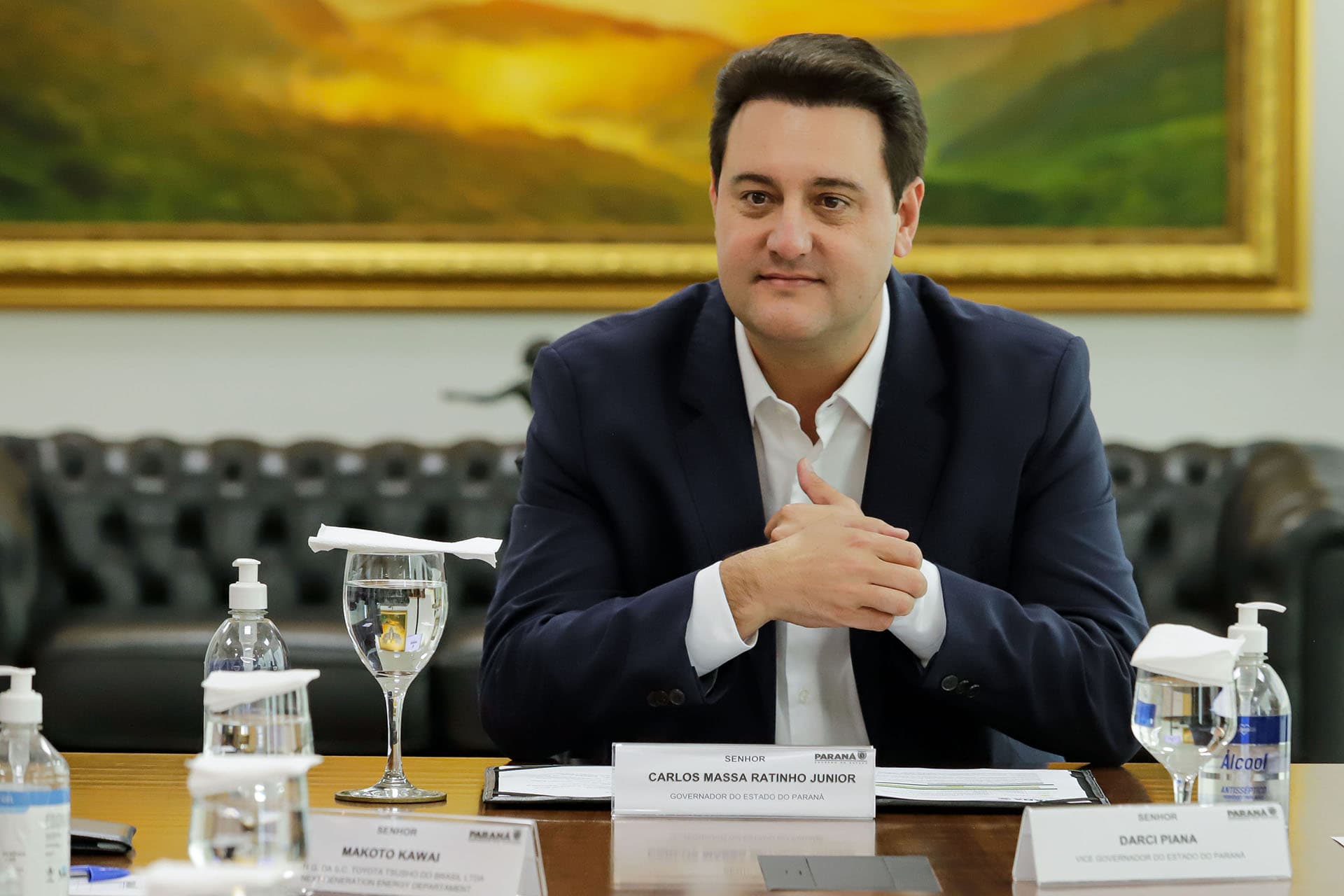 governador fala da forca do porto de paranagua