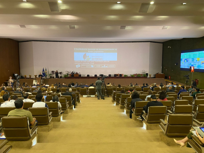 A 5ª Conferência Nacional de Sustentabilidade no Poder Legislativo ocorre no Senado Federal (Créditos: Divulgação)