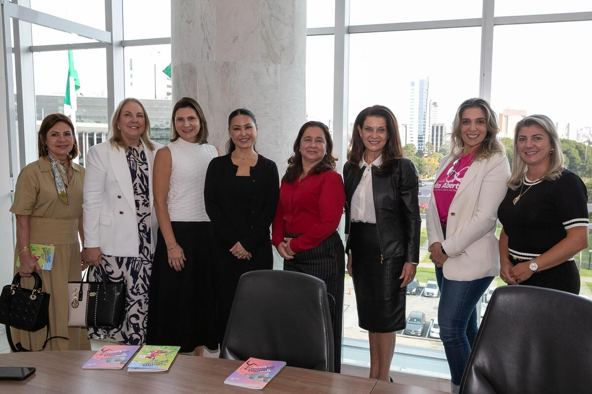 1 reuniao com primeira dama do parana com representantes de paranagua 1