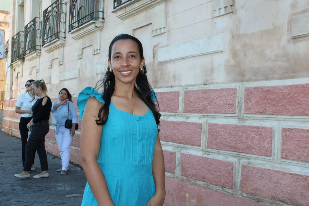 “O lançamento da Escola de Formação do Turismo de Paranaguá marca o início de uma nova etapa no fortalecimento do nosso trade turístico”, afirma a secretária municipal de Turismo, Paula Patrícia Torres (Foto: Folha do Litoral News)
