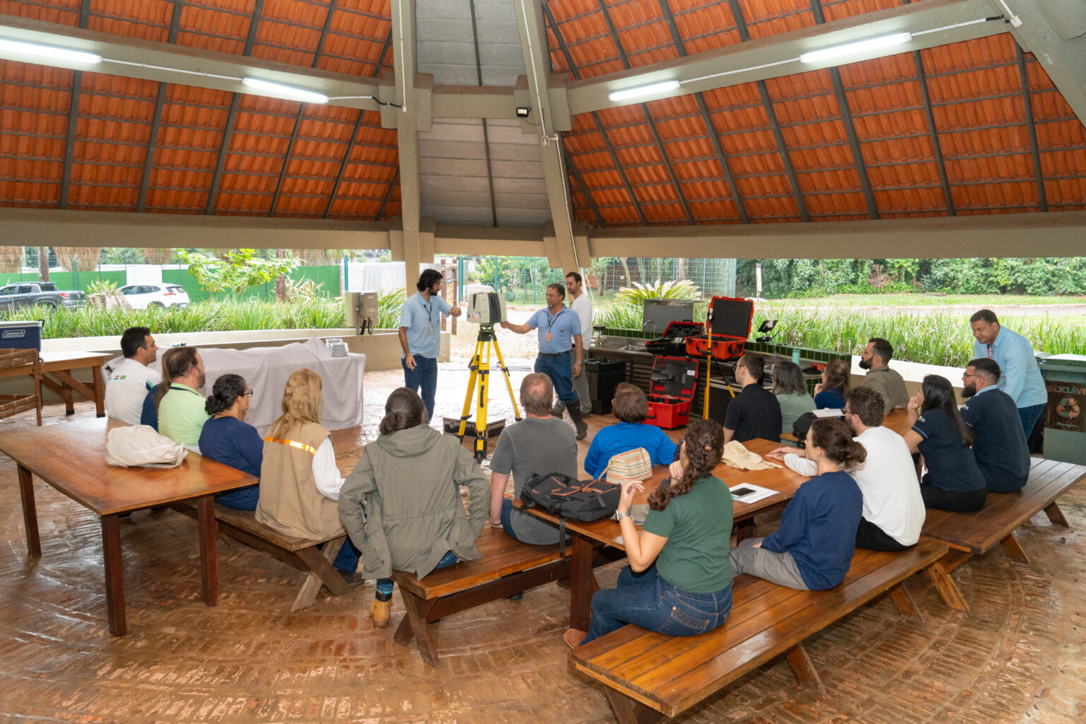 Treinamento foi nos dias 7 e 8 de maio (Foto: Sara Cheida/Itaipu Binacional)