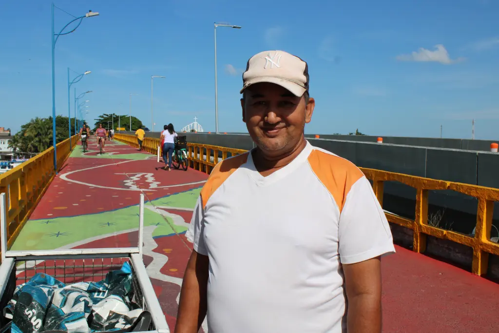 Moradores da Ilha dos Valadares aprovam pintura de passarela e local vira novo ponto turístico 2 FOTO 02 42