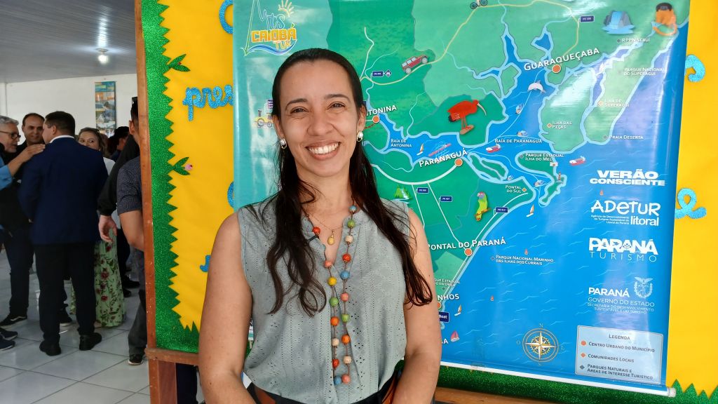 Adetur elege nova diretoria para o biênio 2025/2027 5 A secretária de Turismo de Paranaguá, Paula Torres, falou sobre a importância da parceria entre a cidade de Paranaguá e a Adetur Litoral (Foto: Folha do Litoral News)