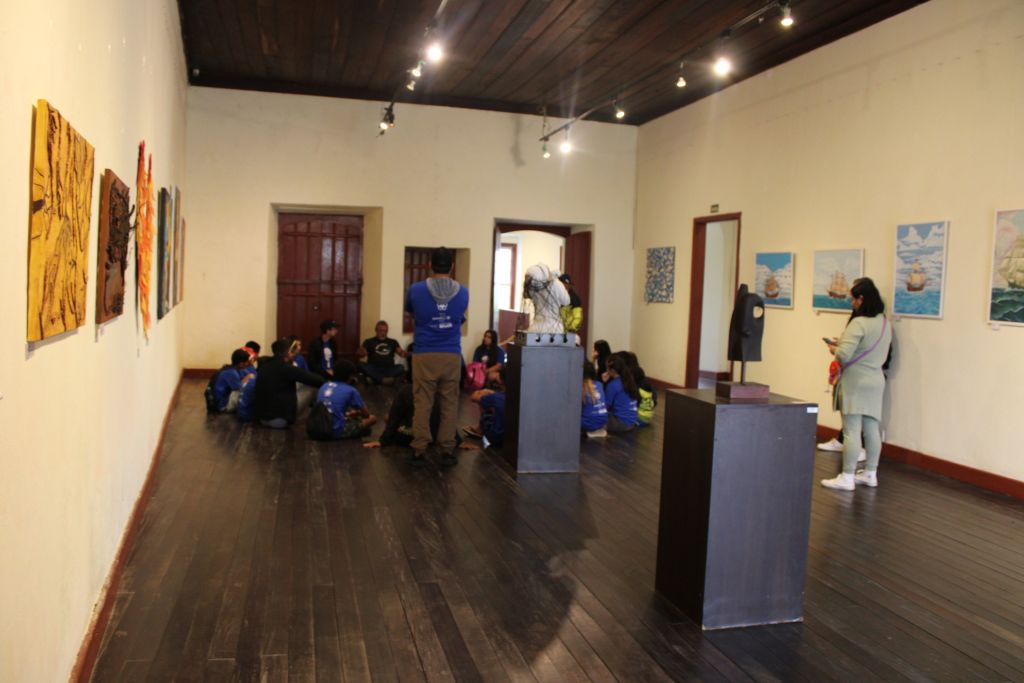 Exposição coletiva “Terra, Mar, Ar e Fogo” é aberta na Casa Monsenhor Celso, em Paranaguá 4 IMG 4562 1