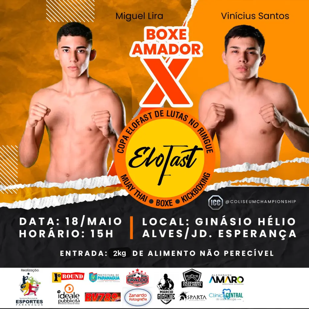Copa Elofast de Lutas no Ringue acontece no domingo, 18, em Paranaguá 3 WhatsApp Image 2025 05 14 at 23.57.15