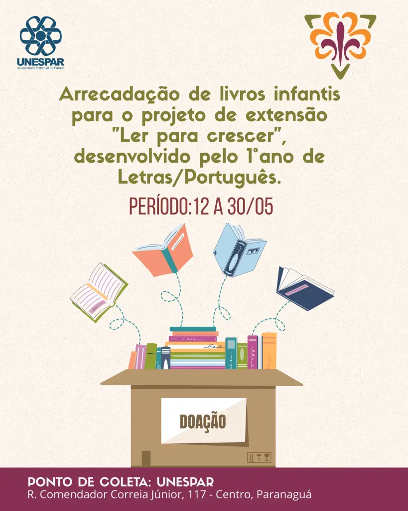 Solidariedade: estudantes da Unespar lançam projeto que visa arrecadar livros infantis para doação 4 WhatsApp Image 2025 05 15 at 15.58.12