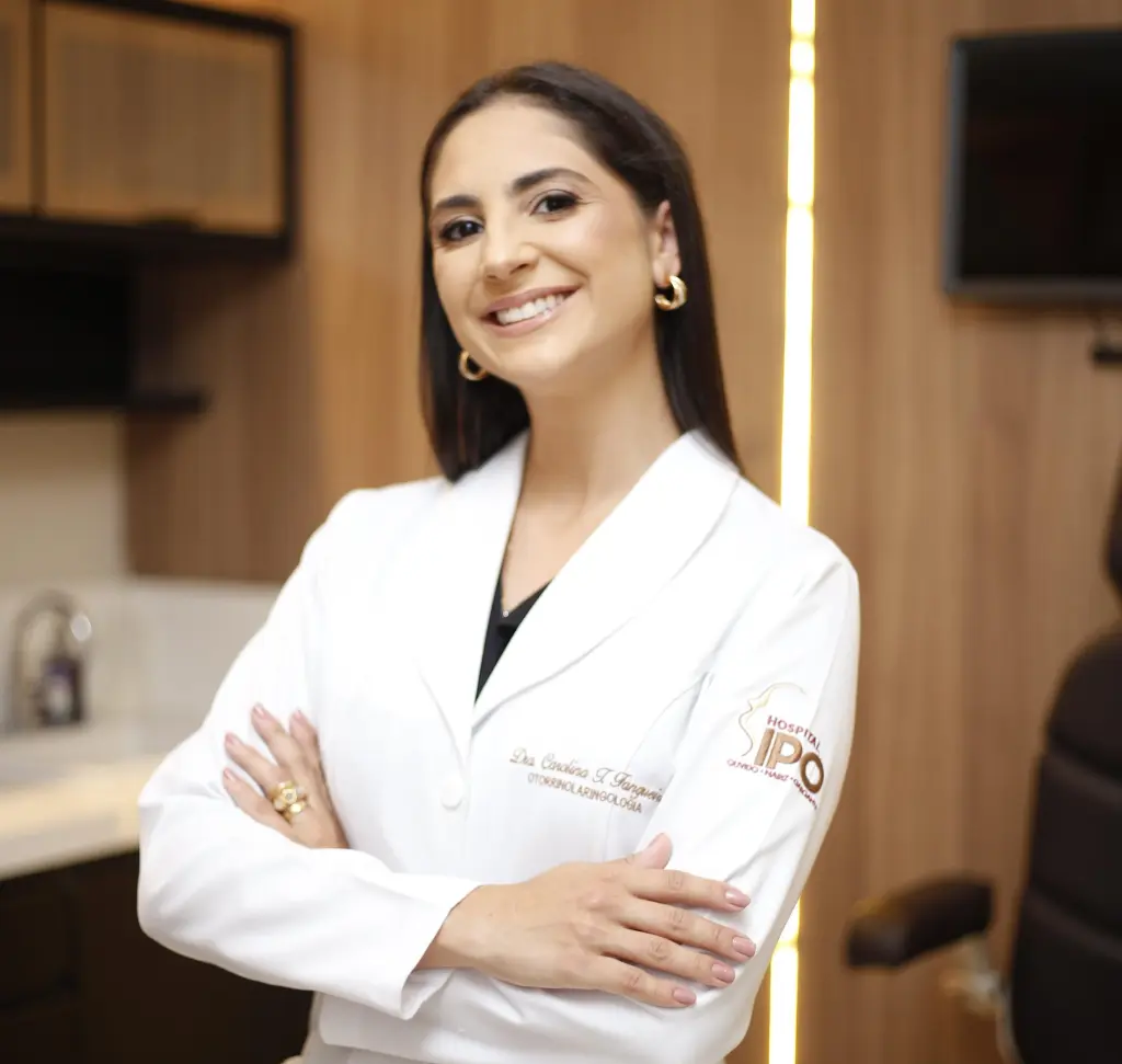 Com baixas temperaturas, circulação de doenças respiratórias aumentam e cuidados devem ser redobrados 2 Dra Carolina Fangueiro, Otorrinolaringologista, especialista em medicina do sono e médica da Unimed Paranaguá (Foto: Reprodução/Arquivo pessoal)