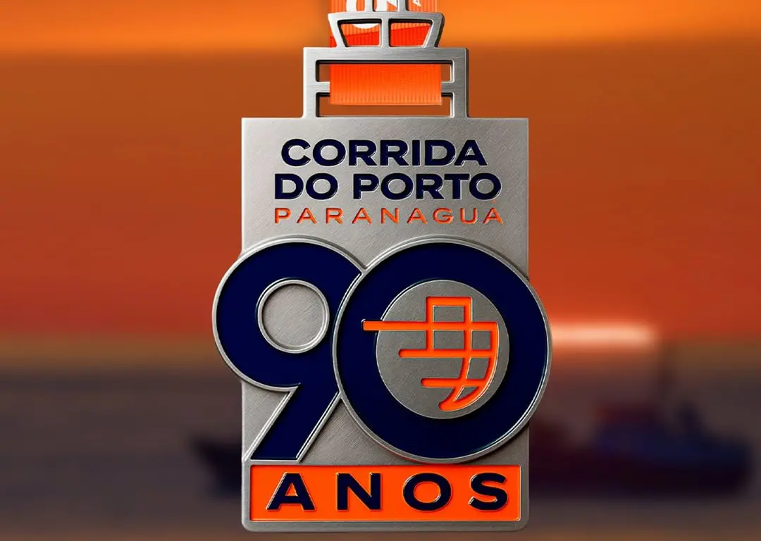 medalha da corrida do porto de paranagua 2025