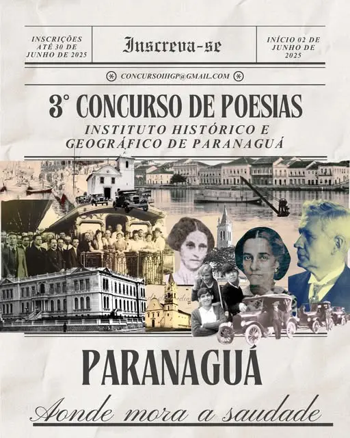 Abertas as inscrições para o 3.º Concurso de Poesias do Instituto Histórico de Paranaguá 2 495634464 1205664098238885 7252773524636932872 n