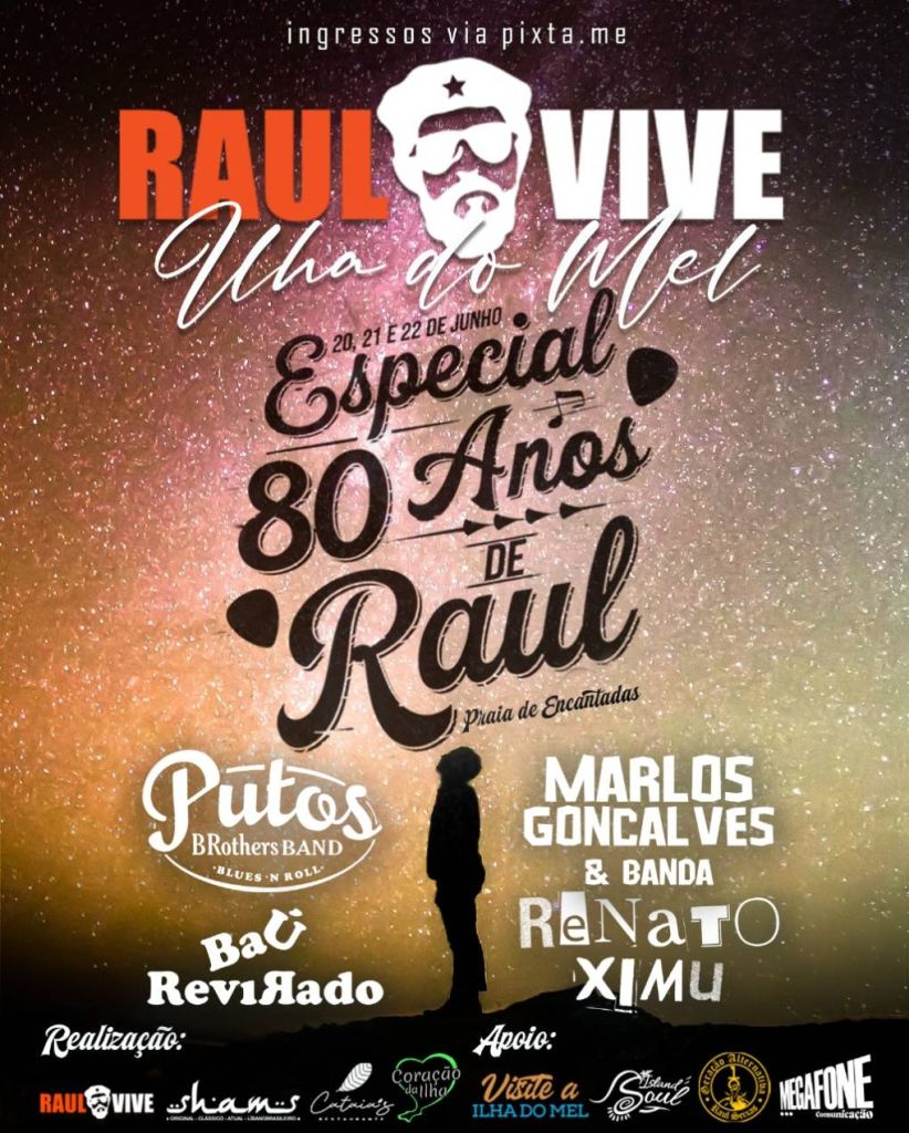 Festival “Raul Vive”, na Ilha do Mel, celebra os 80 anos do Rei do Rock neste fim de semana 2 49a27d33 d1f8 4239 8b92 f8298d34ddad 1