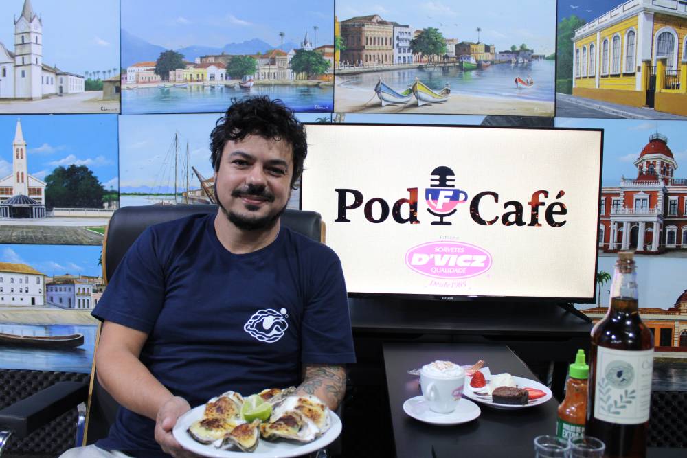 Rafael Fusco, proprietário do restaurante A Ostra Bêbada, fala sobre a paixão pelos frutos do mar e o sucesso em Paranaguá 1 Rafael Fusco, proprietária do do restaurante A Ostra Bêbada, participou do PodCafé, da Folha do Litoral News, na quarta-feira, 25
