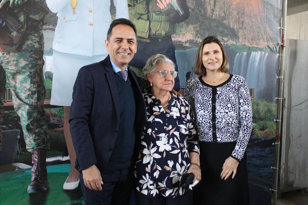 Capitania dos Portos do Paraná realizou cerimônia militar alusiva ao 160.º aniversário da Batalha Naval do Riachuelo na quarta-feira, 11 4 O prefeito de Paranaguá, Adriano Ramos, falou sobre a importância da cerimônia em comemoração ao 160.º aniversário da Batalha Naval do Riachuelo (Foto: Folha do Litoral News)
