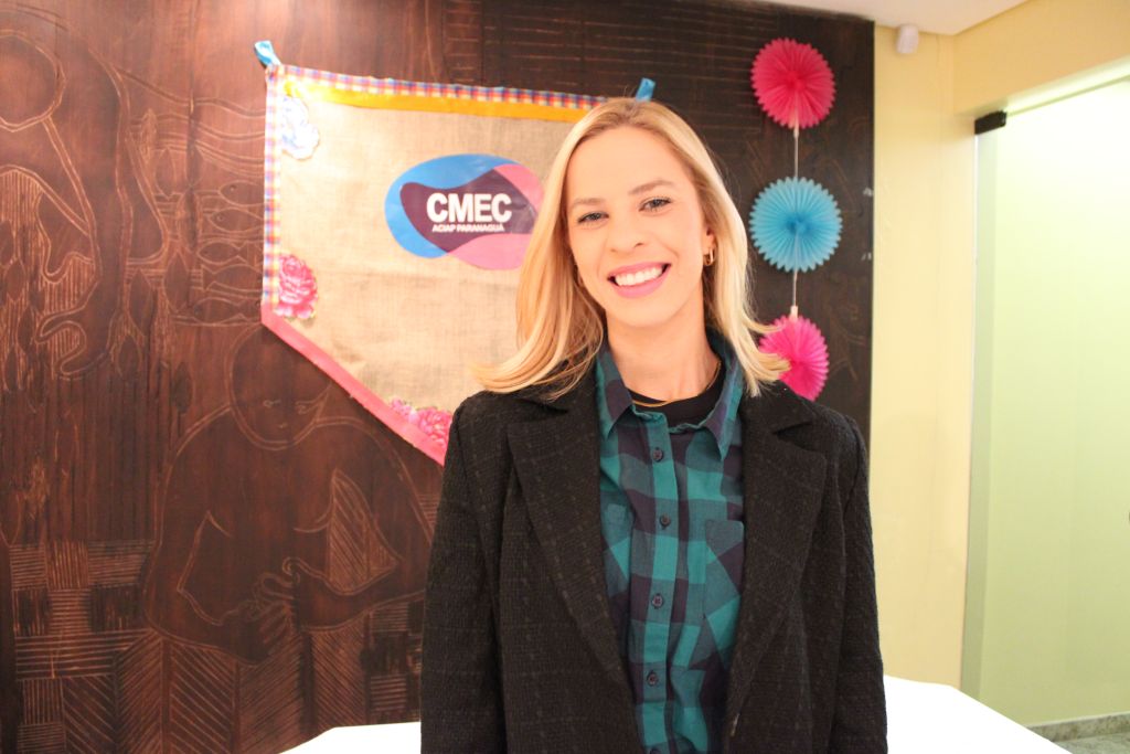  Para Bianca Lima, proprietária da Bio Mundo, eventos como o realizado pelo CMEC, é uma porta de entrada para mulheres que querem entrar no ramo do empreendedorismo (Foto: Folha do Litoral News)