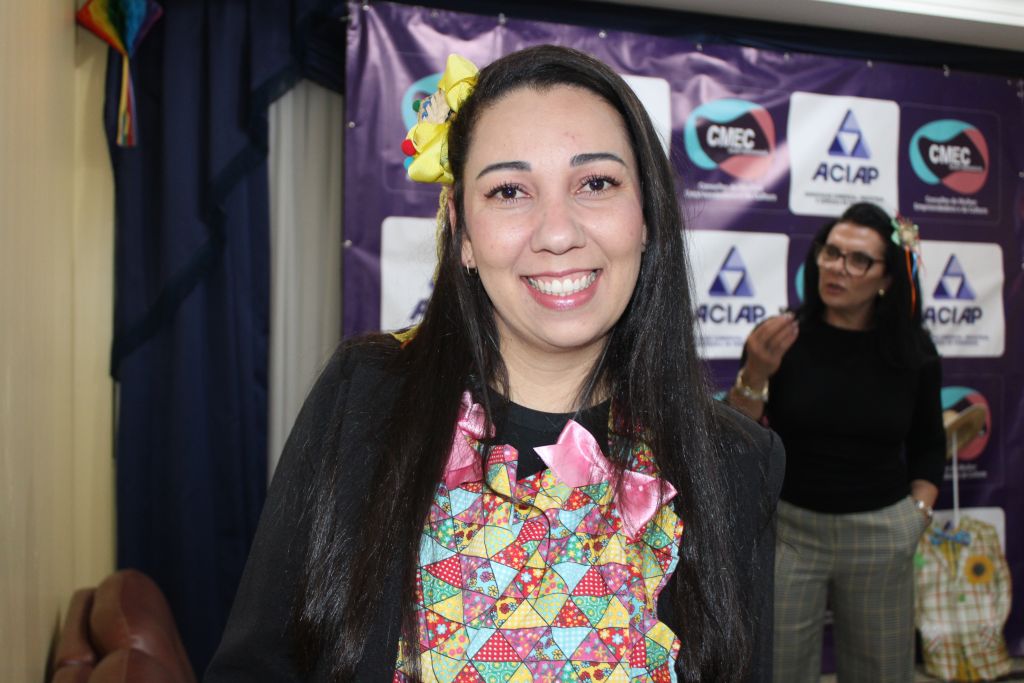 Vanessa Gonçalves de Mello, é empreendedora, proprietária do Canudinhos Caseiros Dona Rosa e faz parte da diretoria do CMEC (Foto: Folha do Litoral News)