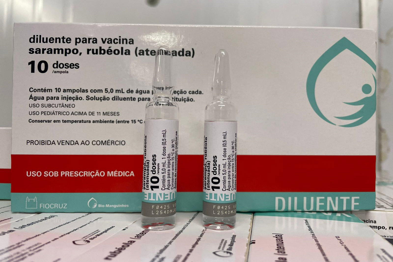 O reforço na vacinação será iniciado com a utilização de 28,6 mil vacinas Dupla Viral (Foto: SESA-PR)
