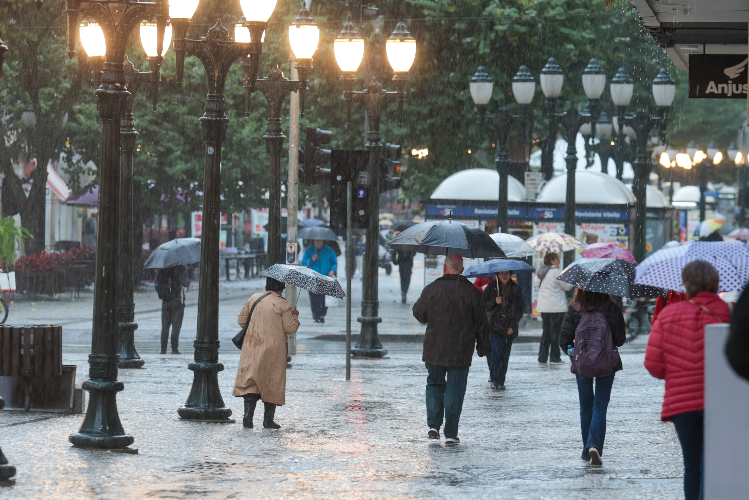 Frio se junta à chuva nesta semana no Paraná, prevê Simepar 1 Tempo chuvoso e com vento deixará a sensação térmica muito baixa. / Foto: Geraldo Bubniak / AEN