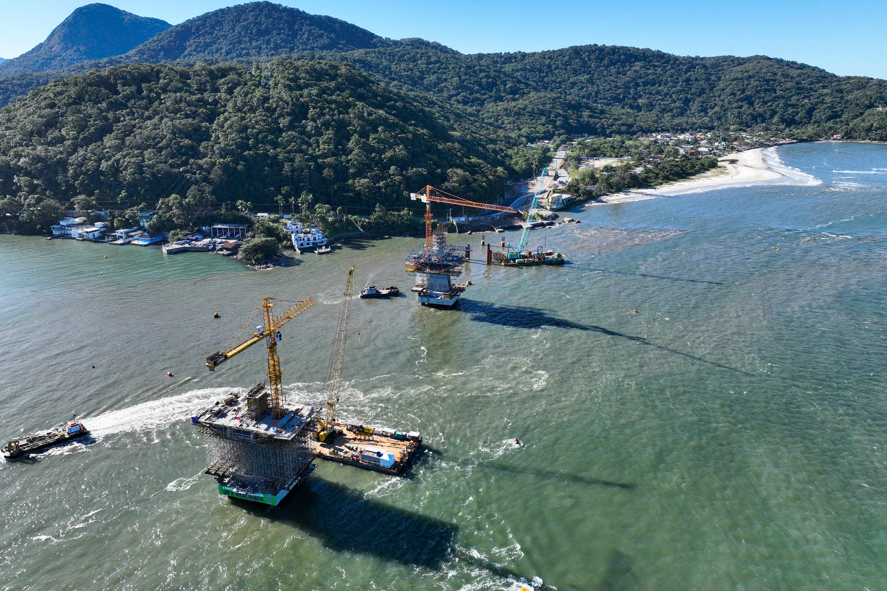 Ponte de Guaratuba chega a 60% de execução com avanço nas obras dos acessos 1 ricardo ribeiro aen