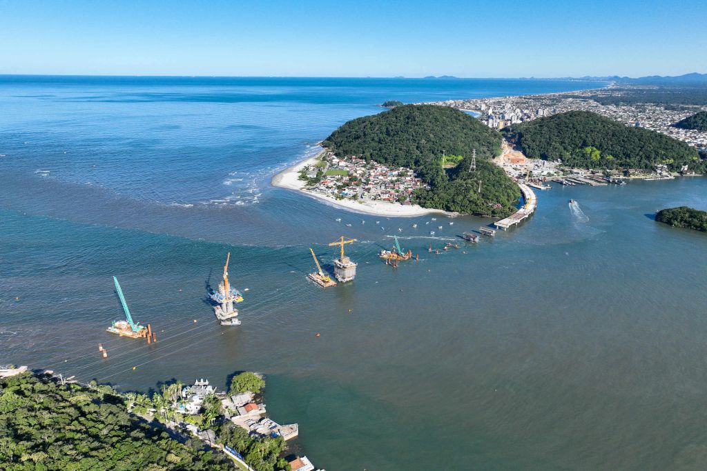 Ponte de Guaratuba chega a 60% de execução com avanço nas obras dos acessos 2 ricardo ribeiro aen1