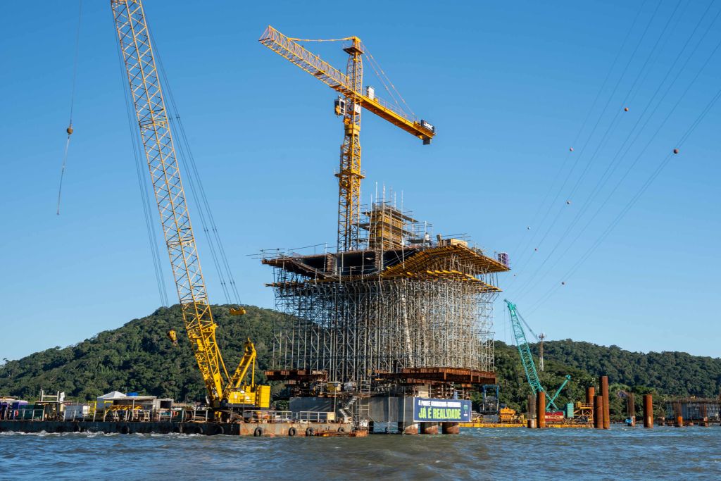 Ponte de Guaratuba chega a 60% de execução com avanço nas obras dos acessos 3 ricardo ribeiro aen2