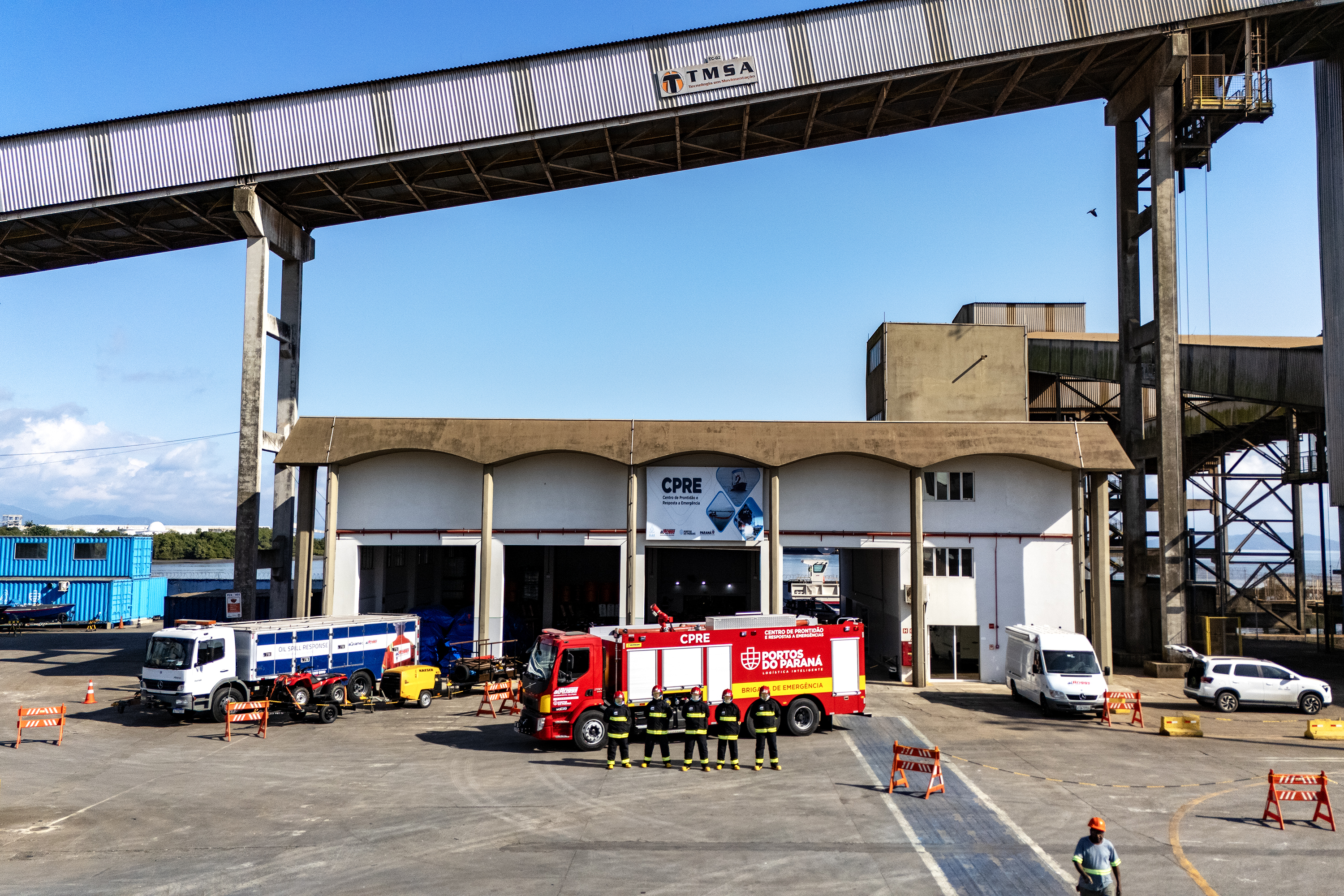 CPRE traz uma série de novos serviços e equipamentos, para substituir o antigo Centro de Proteção Ambiental (CPA) (Foto: Cláudio Neves/Portos do Paraná)