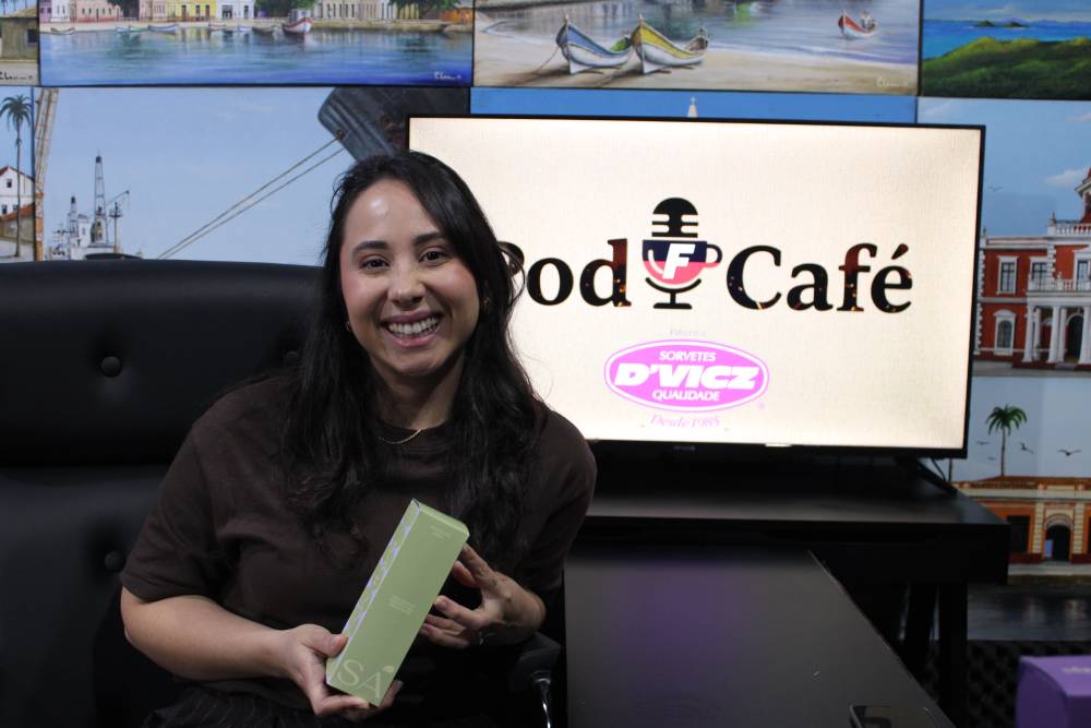 Bruna Ferreira Rodrigues, fundadora e responsável técnica da marca Sá Menina foi a entrevistada no PodCafé