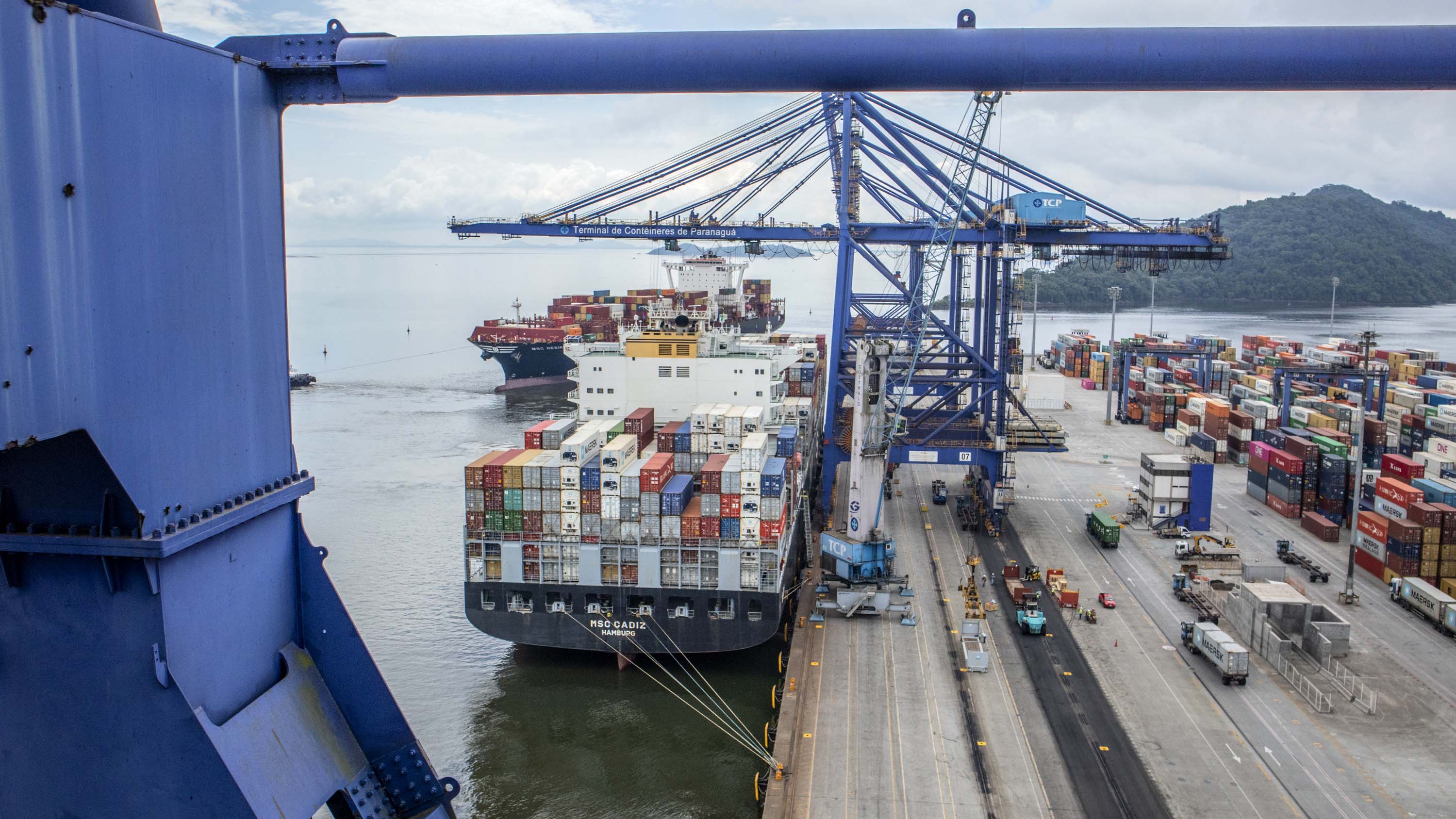 Paraná libera R$ 300 milhões em créditos de ICMS para apoiar empresas exportadoras após tarifaço 1 Este valor será concedido como crédito a empresas impactadas, liberados via Sistema de Controle da Transferência e Utilização de Créditos Acumulados (Siscred) (Foto: Claudio Neves/Portos do Paraná)