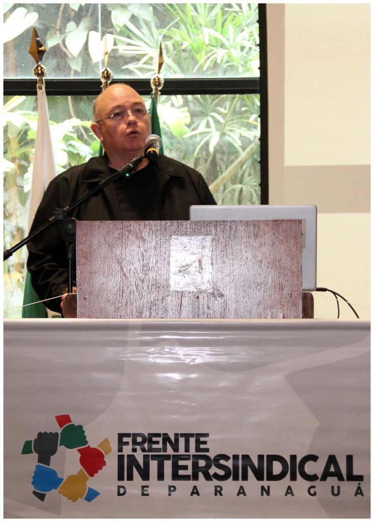 O vereador e presidente da Câmara Municipal de Paranaguá, Adalberto Araújo, afirmou que o Legislativo municipal tem cumprido seu papel na defesa dos trabalhadores portuários (Foto: Iroze Picanço)